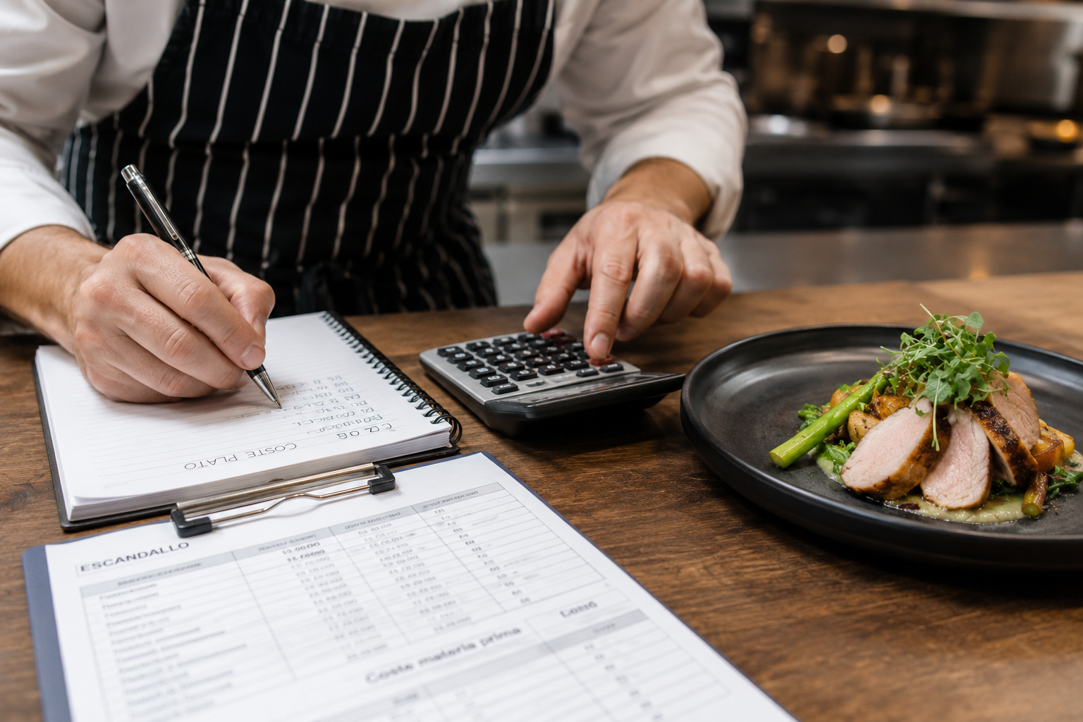 aprende a calcular el precio coste de un plato en hosteleria